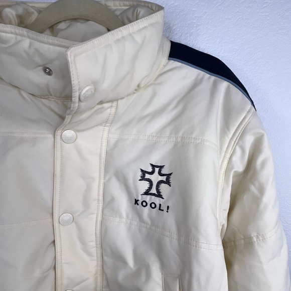 Jackets & Blazers - Kool! Italian Puffer Jacket White Milan Designer Winter Women’s Medium EUC